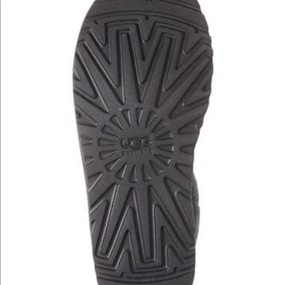 UGG Shaina Knit Suede Boot - Grey. - Picture 3 of 9